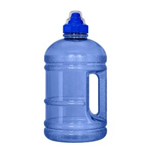 GEO 1/2 Gallon BPA-Free Plastic Water Bottle w/ Sports Cap - Blue