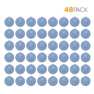 Snap-On Crown Top Water Bottle Caps (48-Pack)