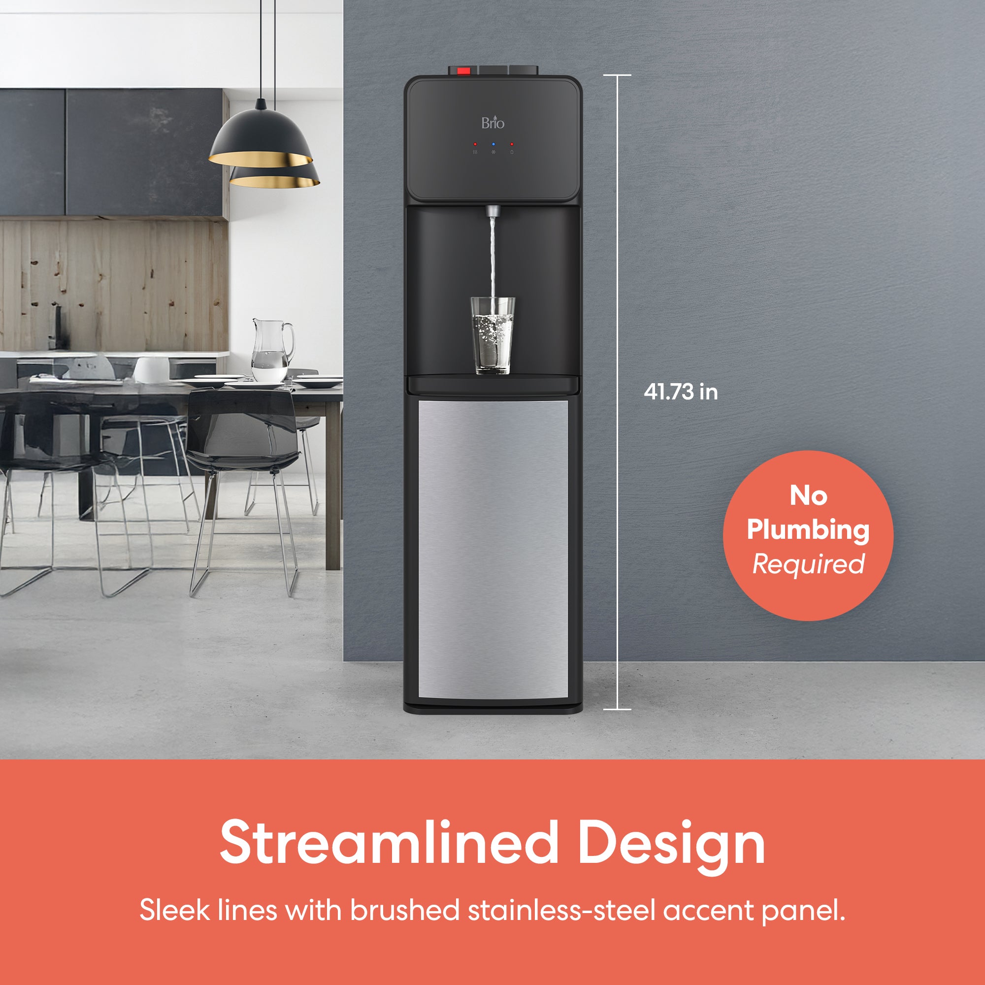 Brio 130 Series SS Bottom Load Water Cooler - Image 5