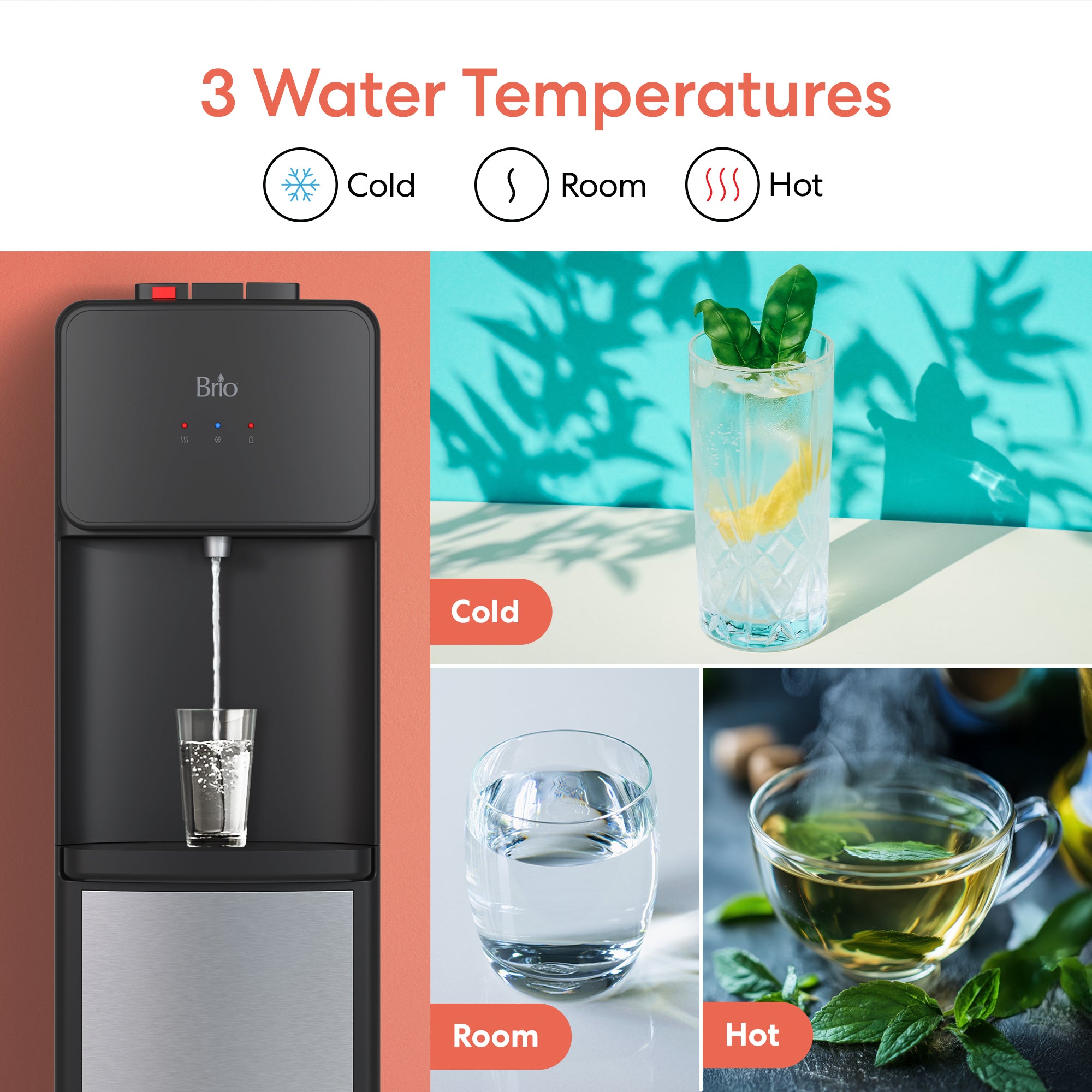 Brio 130 Series SS Bottom Load Water Cooler - Image 6