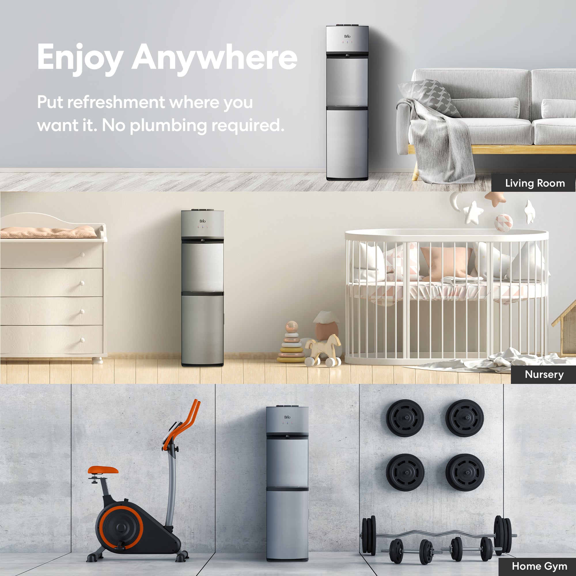 Brio 530 Series Bottom Load Water Cooler - Image 4
