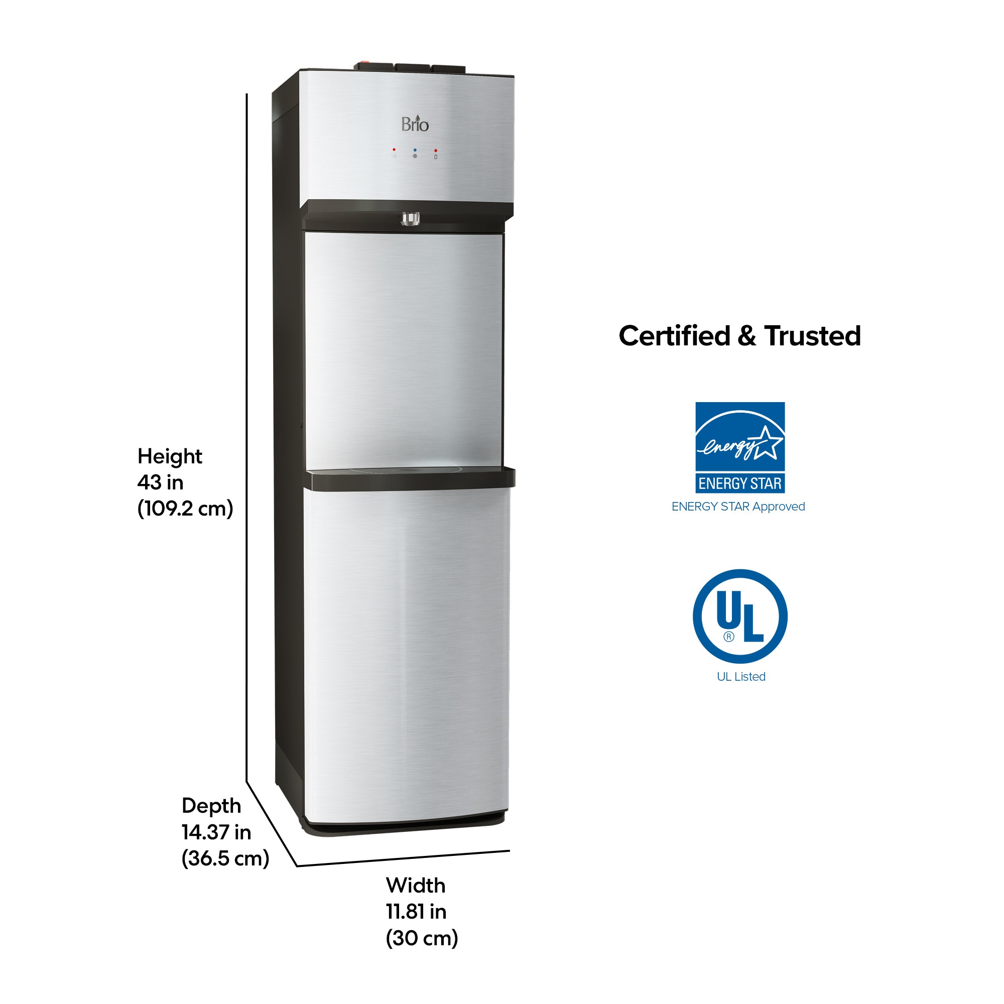 Brio 530 Series Bottom Load Water Cooler - Image 10
