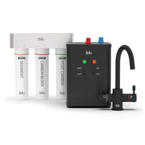 Brio 3-Stage Instant Hot Water Undersink Dispenser System - Matte Black