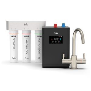 Brio 3-Stage Digital Instant Hot Water Undersink Dispenser System - Brushed Nickel