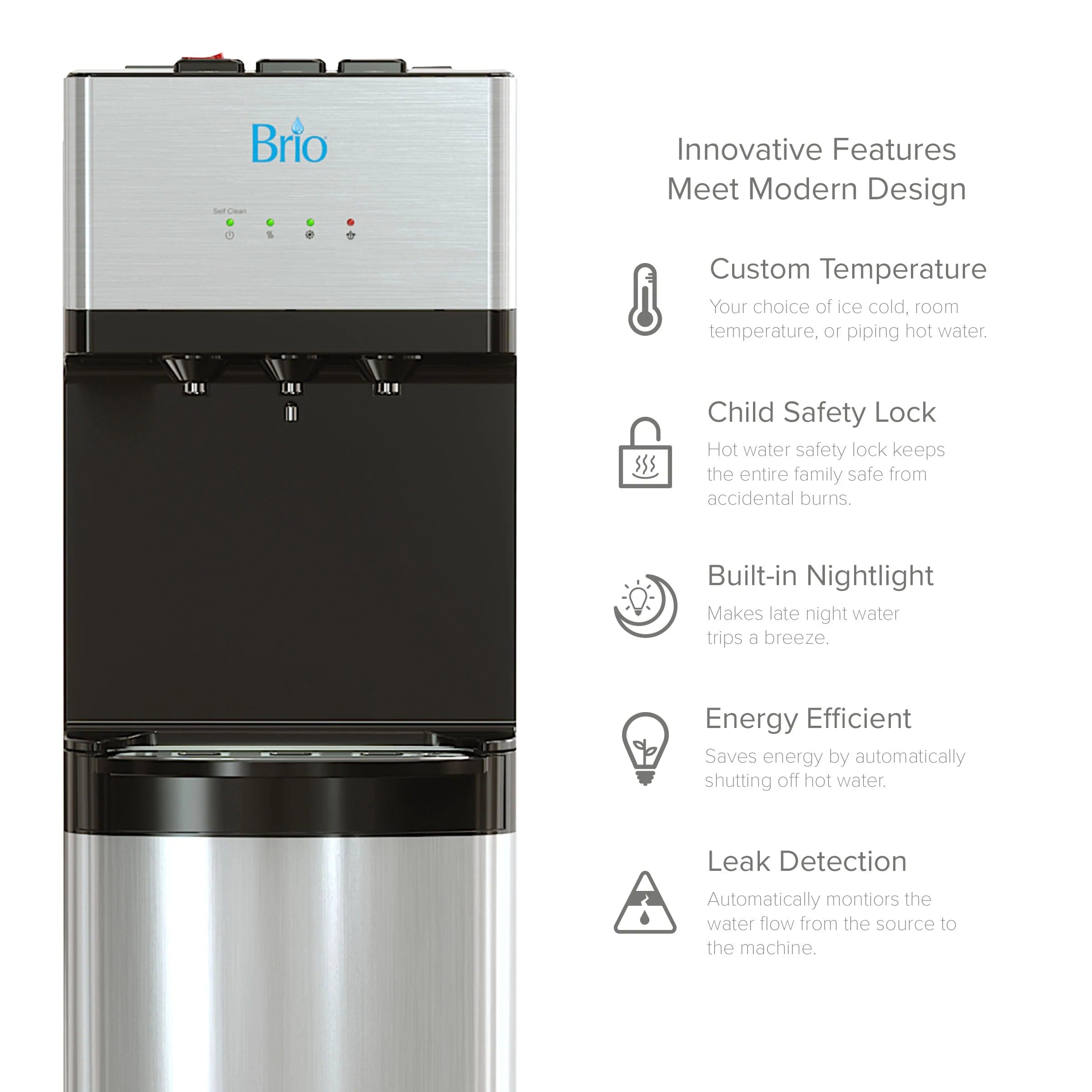 Brio 500 Series 2-Stage Bottleless Water Cooler - Image 3