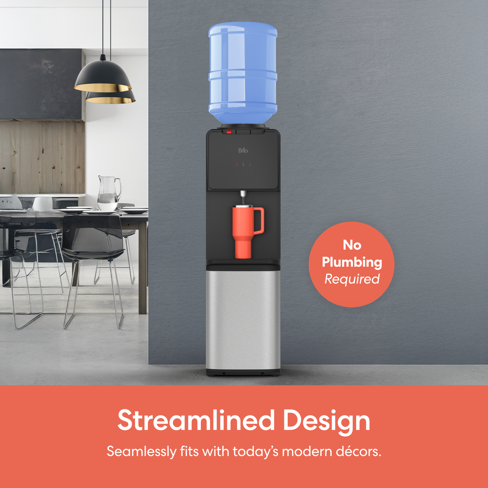 Brio 130 Series SS Top Load Water Cooler - Image 5