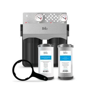 Brio 2-Stage Whole House Filtration System - 10 Anti-Scale