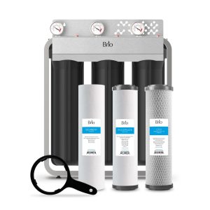 Brio 3-Stage Whole House Filtration System - 20 Anti-Scale