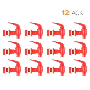 Brio Water Dispenser Replacement Valves (12-Pack) - Multiple Colors
