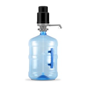 Brio Manual Water Bottle Pump - Grey & Black