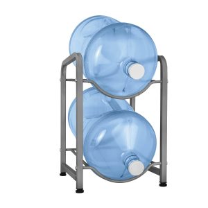 Brio Single Column 2-Bottle Storage Rack - Gray