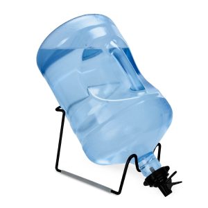 Brio Metal-Plated Water Bottle Stand - Black
