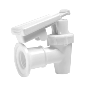 Water Cooler Replacement Valve With Child Safety Lock. White Base